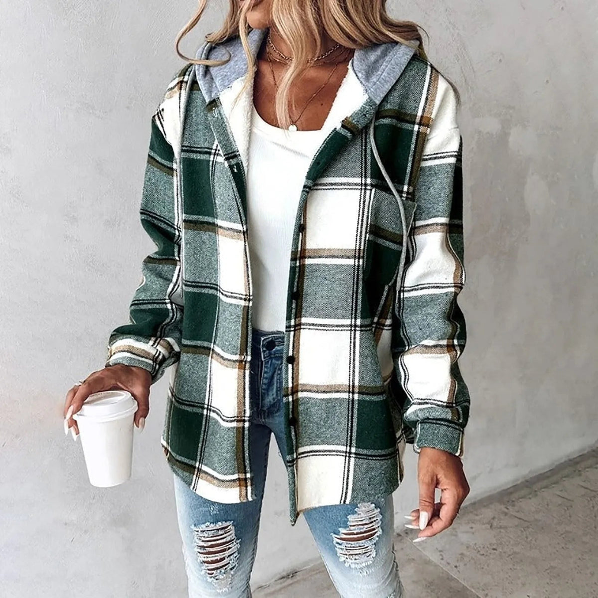 Ubalda | Sobrecamisa Forrada con Gorro