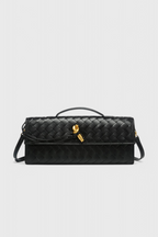 Melanie | Bolso de Mano para Mujer con Moño Dorado