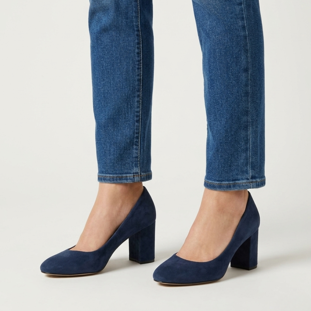 Sylvie | Zapatilla de Tacón Cuadrado