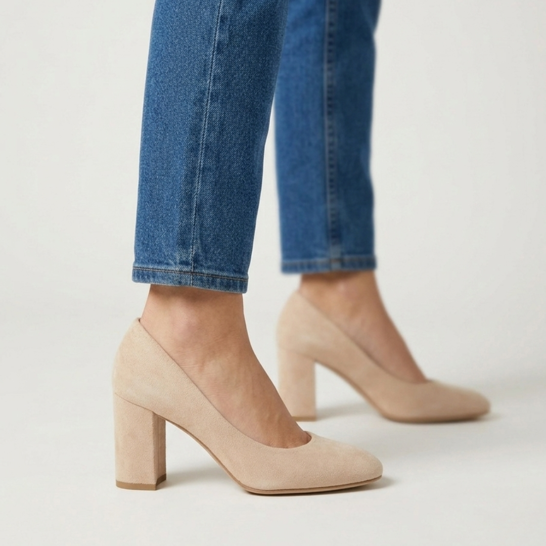 Sylvie | Zapatilla de Tacón Cuadrado