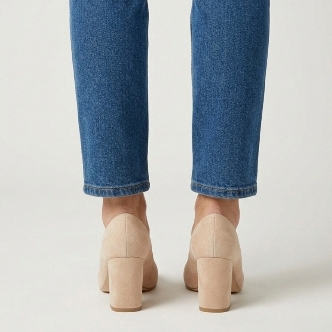 Sylvie | Zapatilla de Tacón Cuadrado