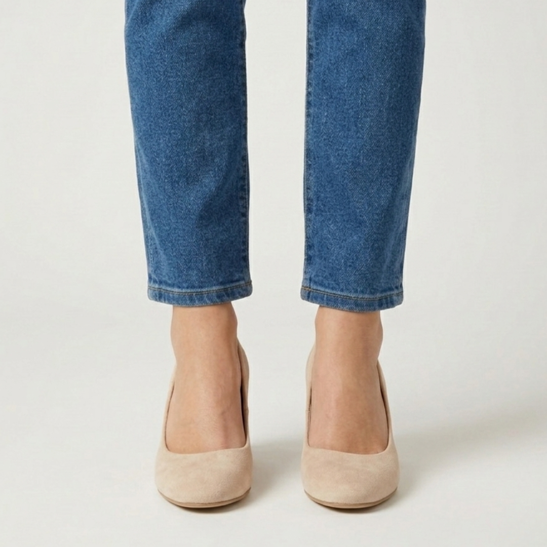 Sylvie | Zapatilla de Tacón Cuadrado