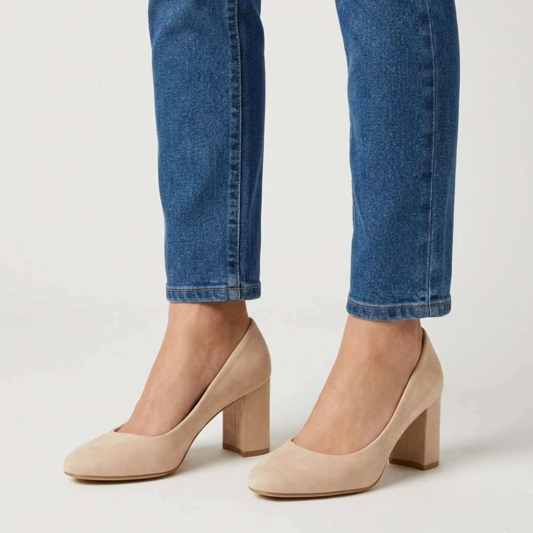 Sylvie | Zapatilla de Tacón Cuadrado
