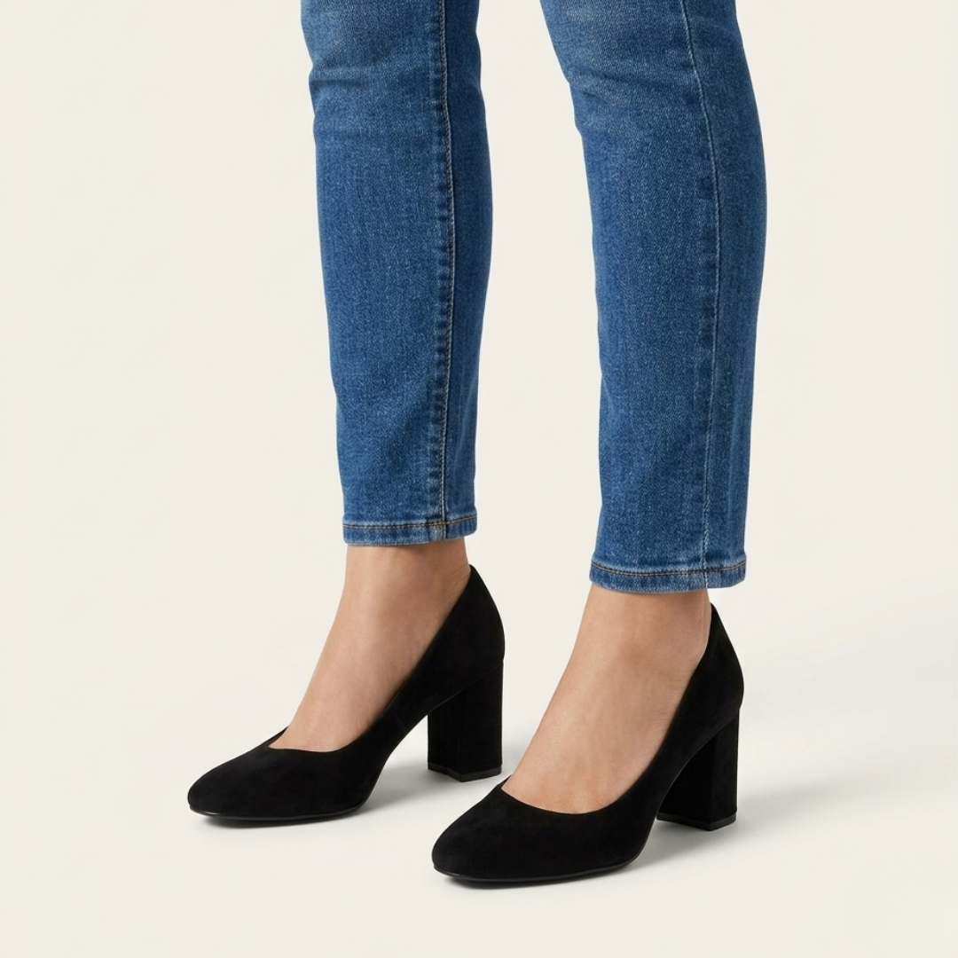 Sylvie | Zapatilla de Tacón Cuadrado