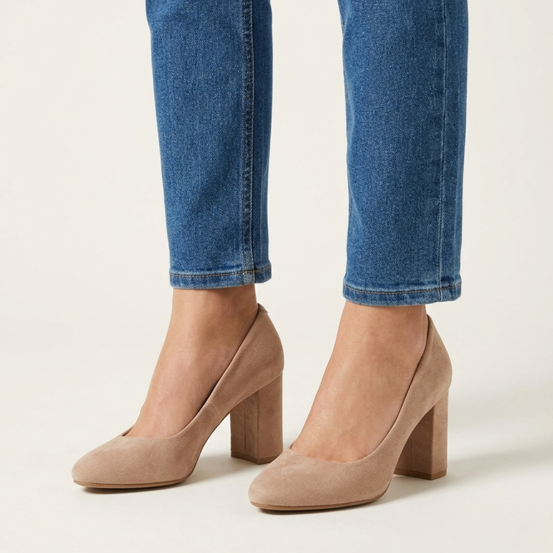 Sylvie | Zapatilla de Tacón Cuadrado