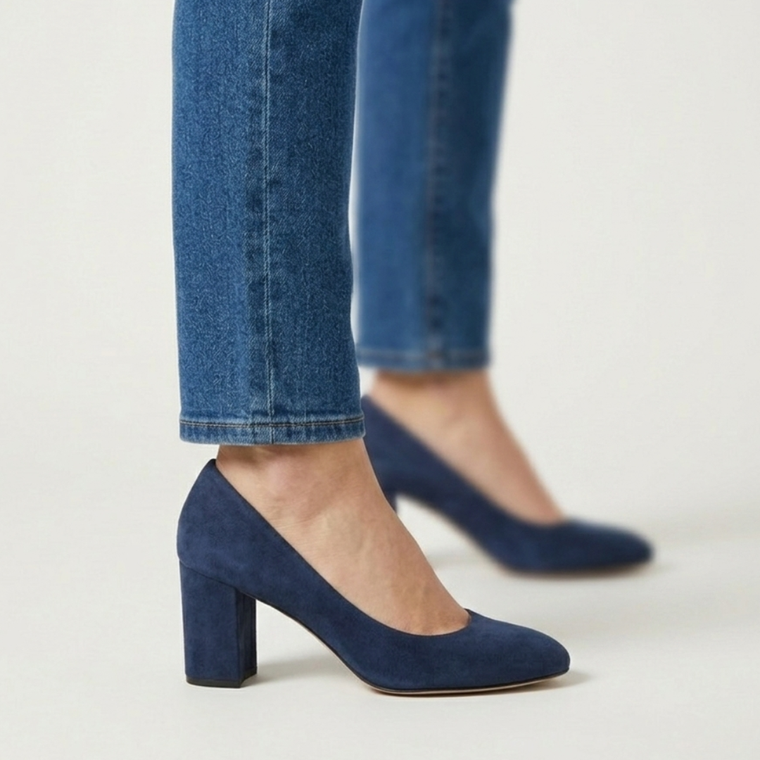 Sylvie | Zapatilla de Tacón Cuadrado