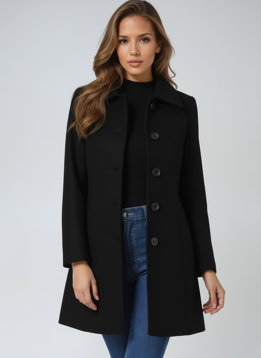 Egle | Gabardina de Invierno Sencilla