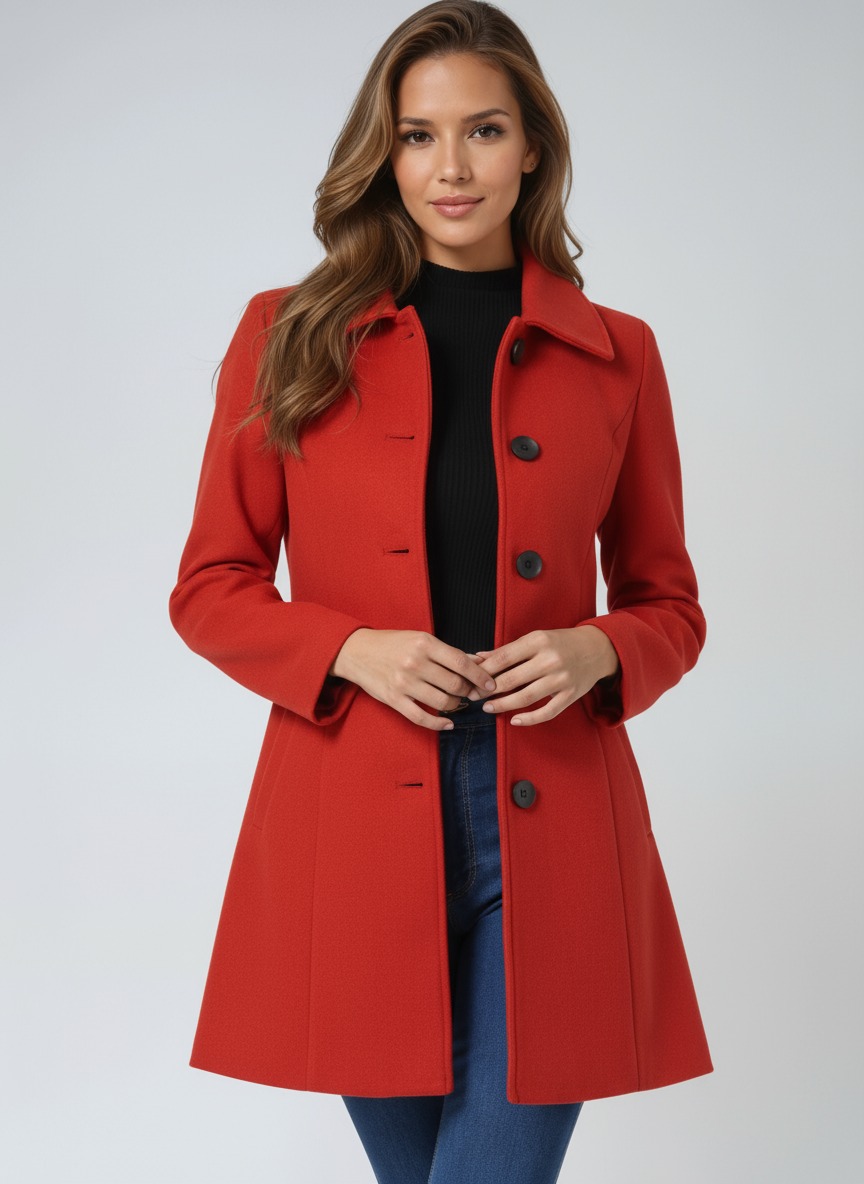 Egle | Gabardina de Invierno Sencilla