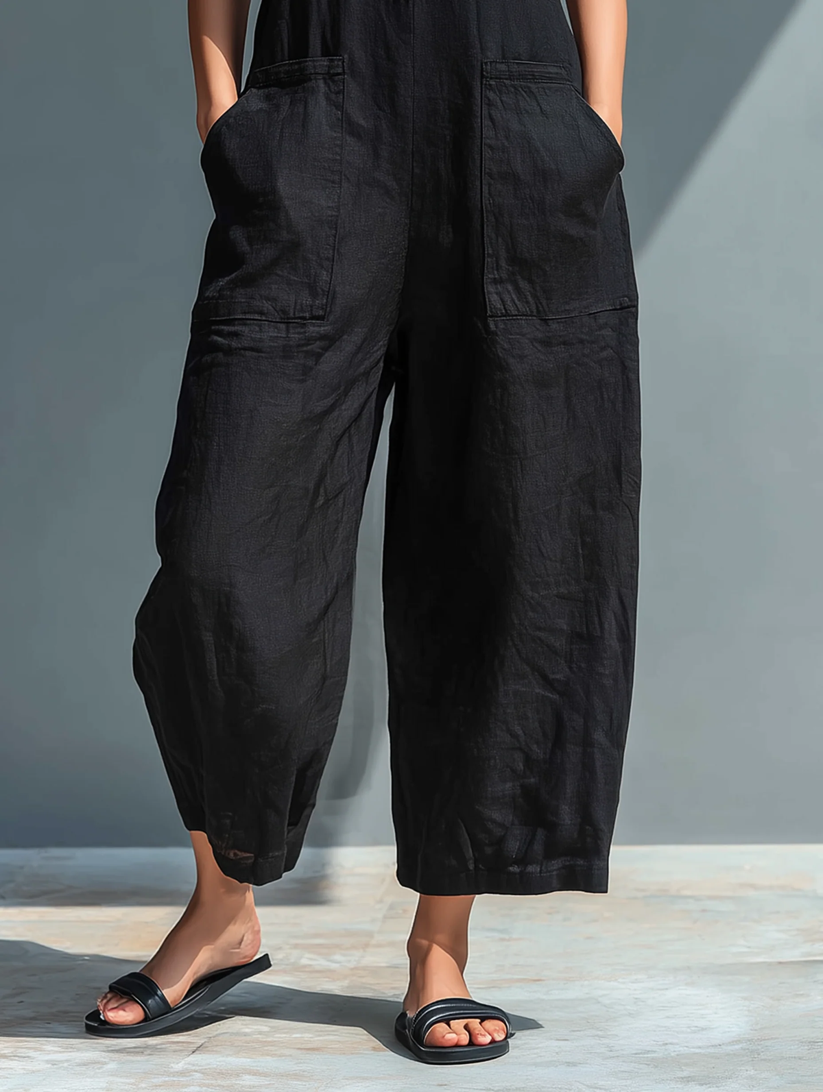Letizia | Jumpsuit Minimalista sin Mangas
