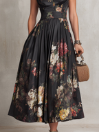 Iris | Vestido de Satín Plisado