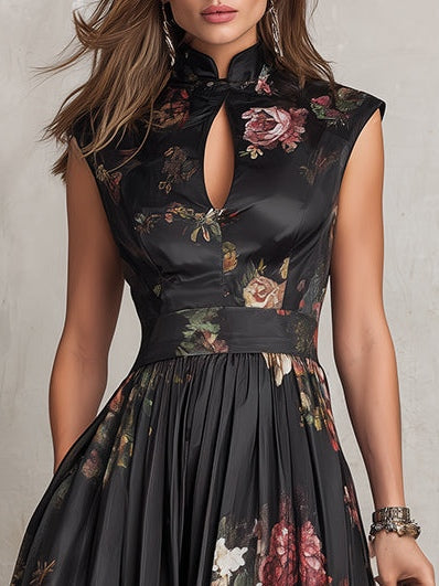Iris | Vestido de Satín Plisado