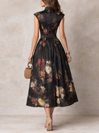 Iris | Vestido de Satín Plisado
