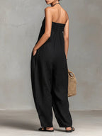 Ninetta | Jumpsuit de Verano Strapless con Moño