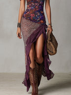 Delia | Vestido Maxi de Leopardo