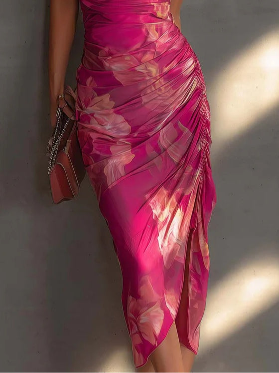 Livia | Vestido Bodycon Fucsia