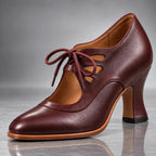 Audrey | Zapatillas de Tacón con Agujetas