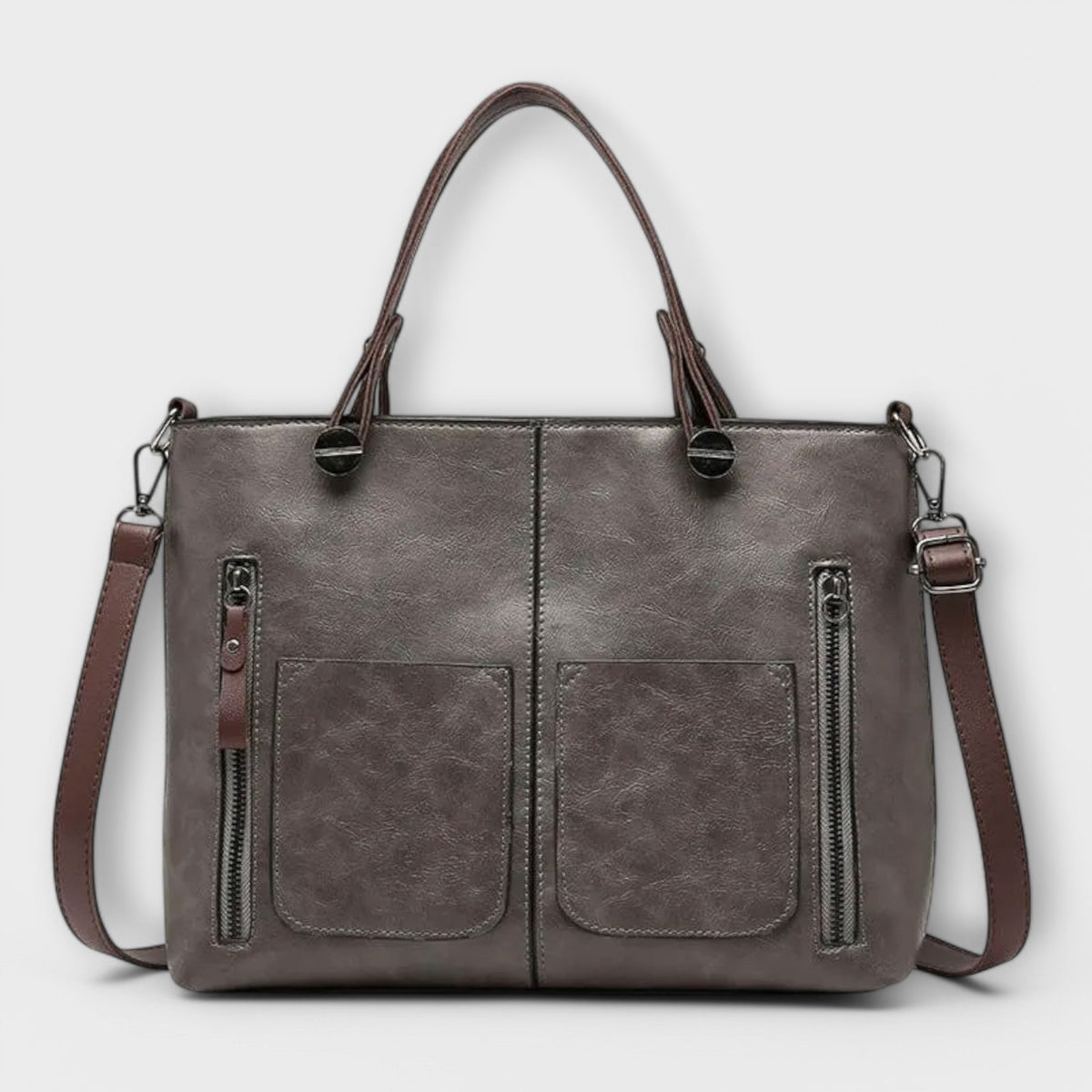 Eline | Bolsa de Hombro de Piel Genuina para Mujer