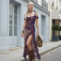 Delia | Vestido Maxi de Leopardo
