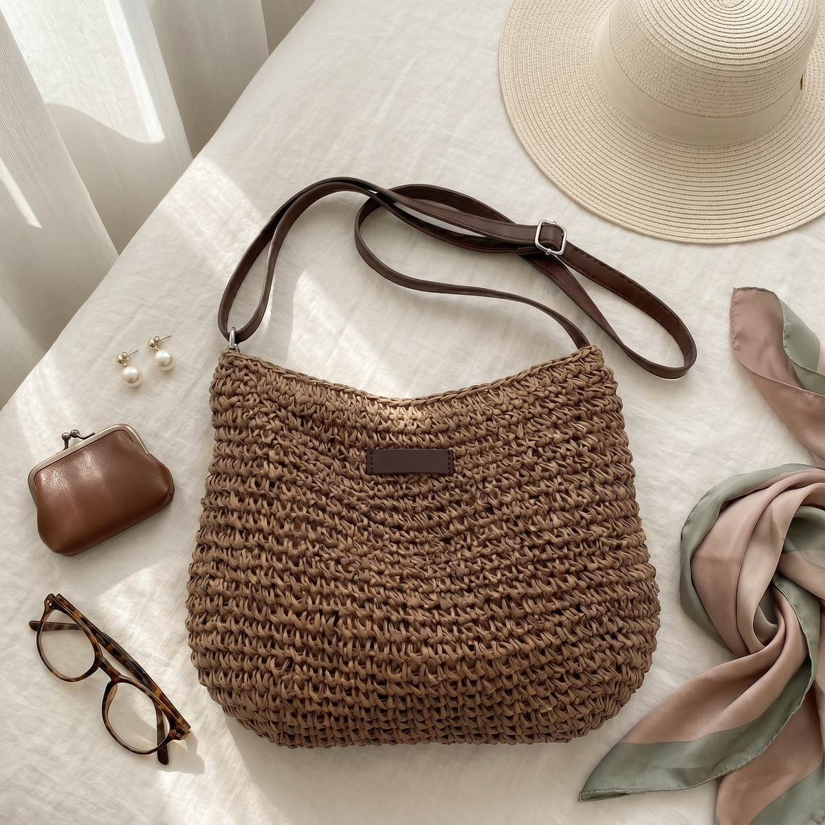 Simone | Bolsa Crossbody Tejida para Mujer