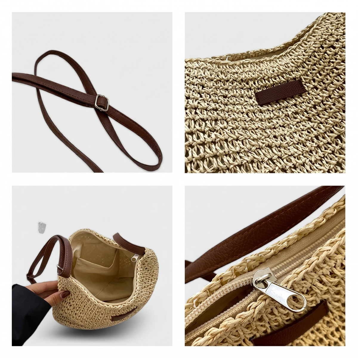 Simone | Bolsa Crossbody Tejida para Mujer