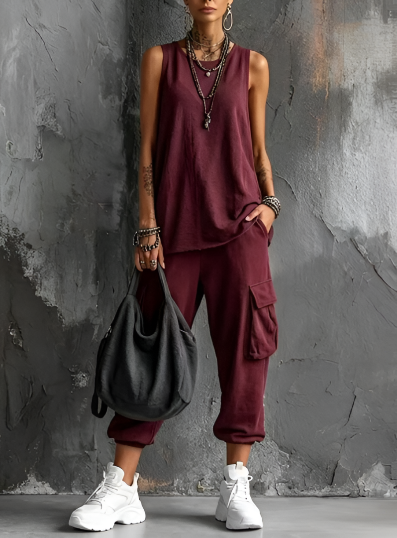 Camilla | Conjunto Casual con Bolsas