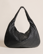 Bolsa de Hombro para Mujer Tejida Amplia