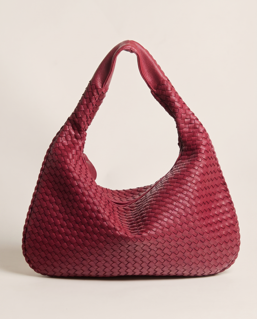 Bolsa de Hombro para Mujer Tejida Amplia