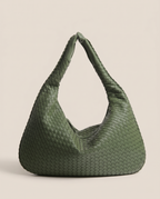 Bolsa de Hombro para Mujer Tejida Amplia