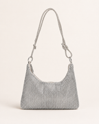 Bolsa de Hombro para Mujer con Pedrería y Cadena