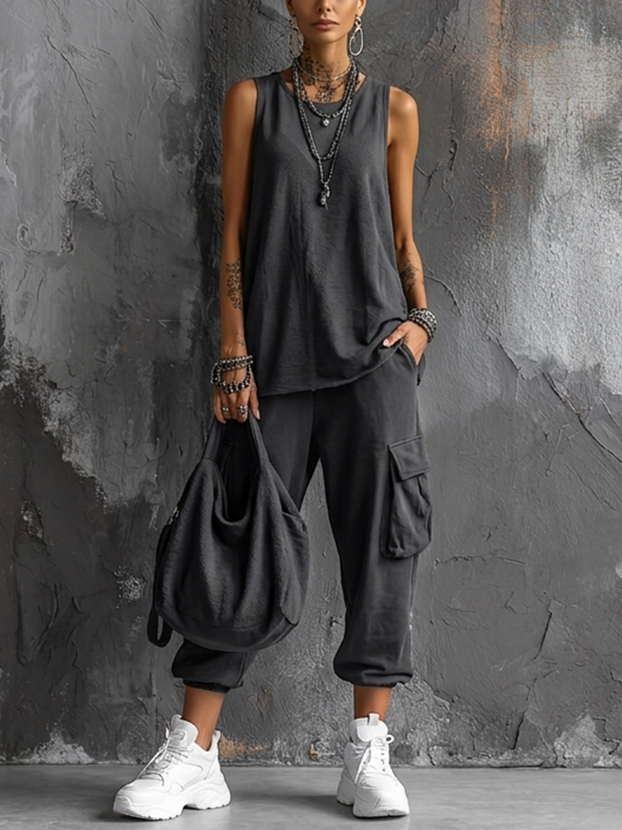 Camilla | Conjunto Casual con Bolsas
