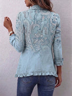 Teresina | Saco Estampado Paisley Vintage con Olanes