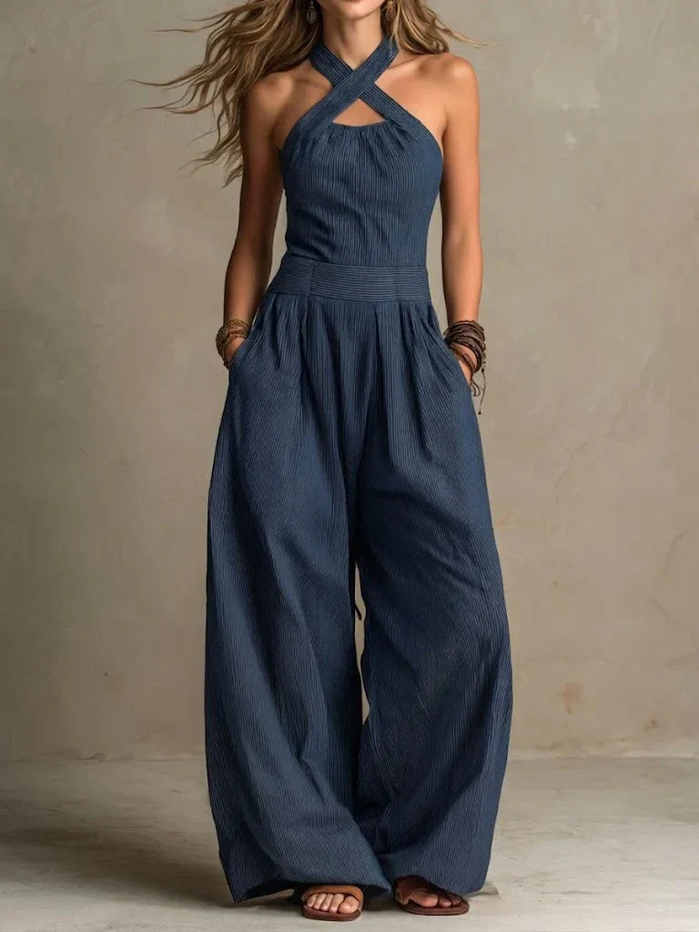Beatrice | Jumpsuit con Escote Cruzado