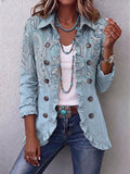 Teresina | Saco Estampado Paisley Vintage con Olanes