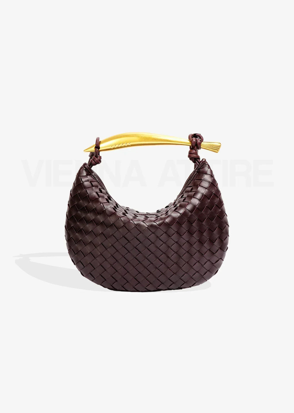 Alejandra | Bolsa Tejida para Mujer con Asa Dorada