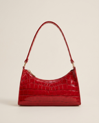 Bolsa de Hombro para Mujer Efecto Cocodrilo