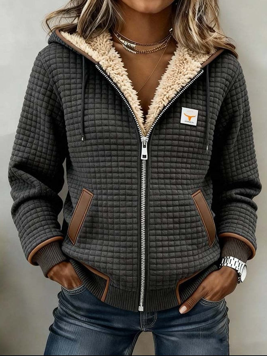 Ornella | Chamarra Acolchada con Gorro y Sherpa